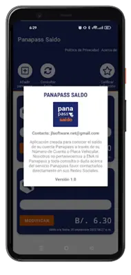 Panapass Saldo android App screenshot 4