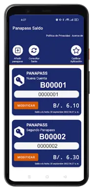 Panapass Saldo android App screenshot 7